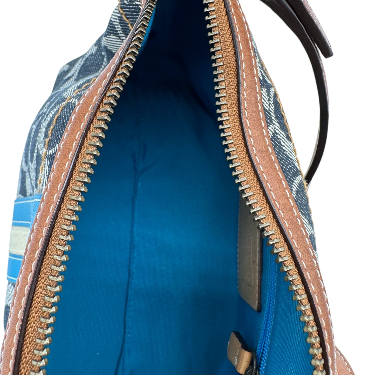 Vintage Coach Sufflette Denim 7041 Shoulder Bag