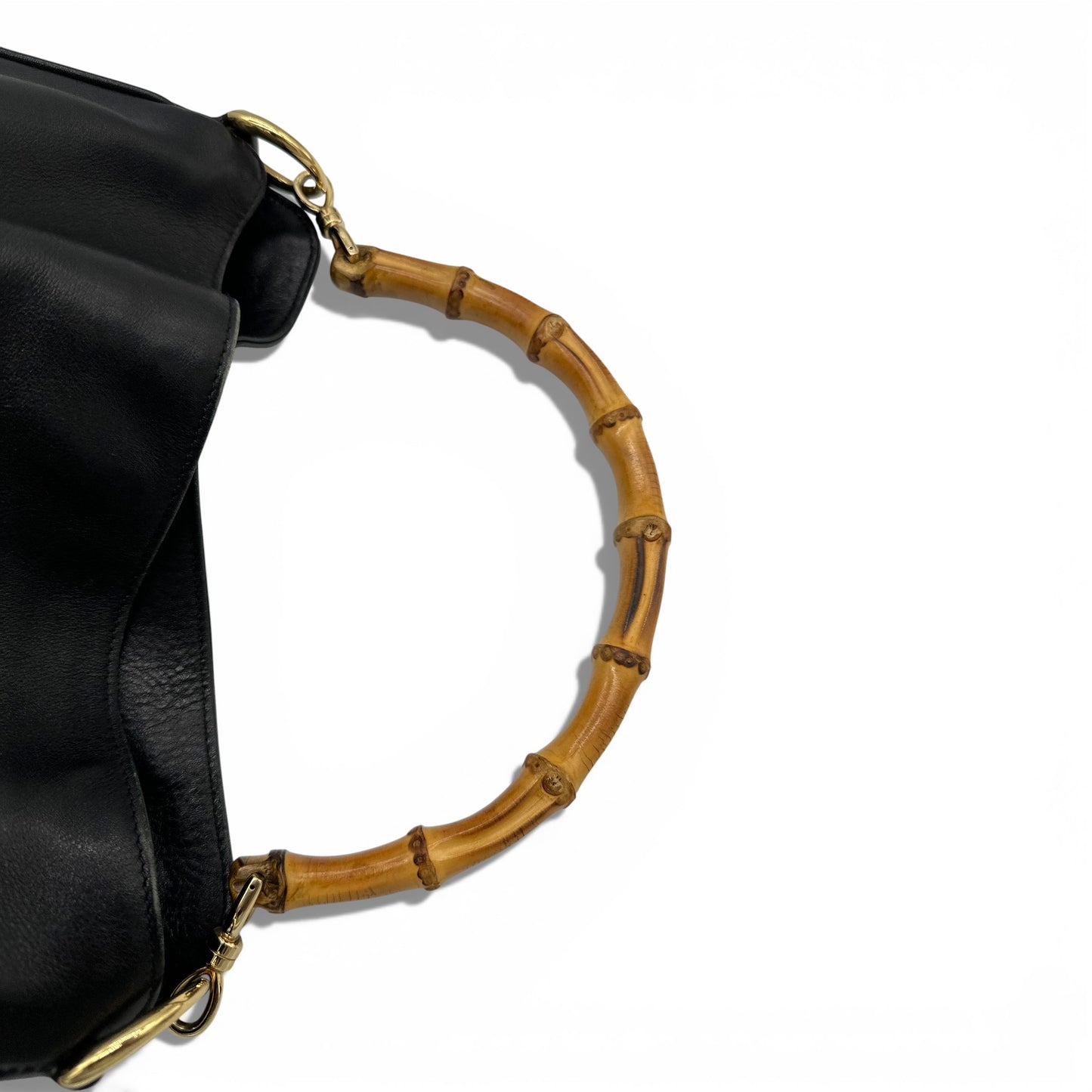 Vintage Gucci Bamboo 0012053 Schultertasche