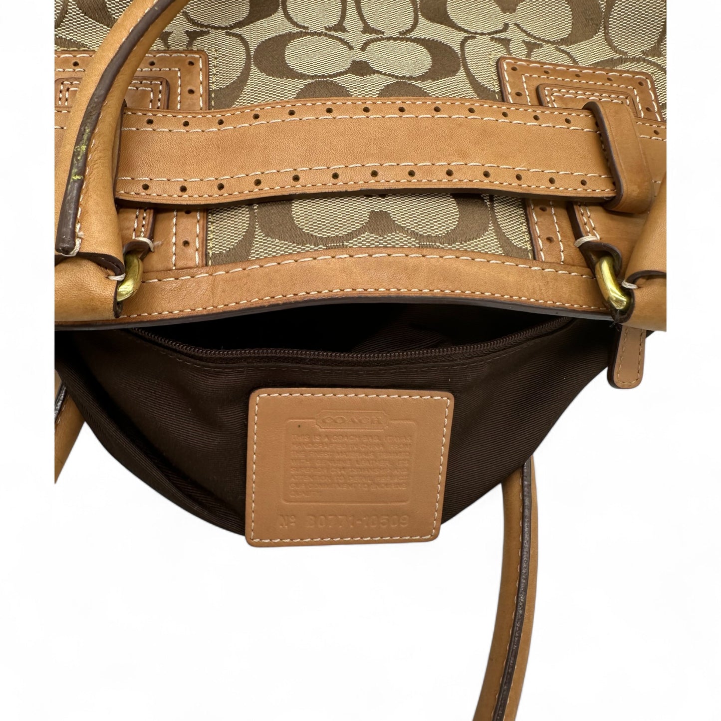 Vintage Coach 10509 Hampton Clip Handbag