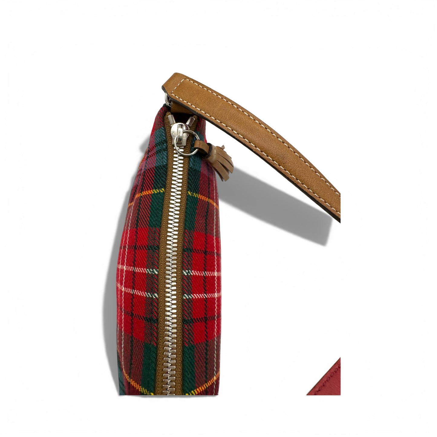 Vintage Coach 8935 Tartan Demi Shoulder Bag