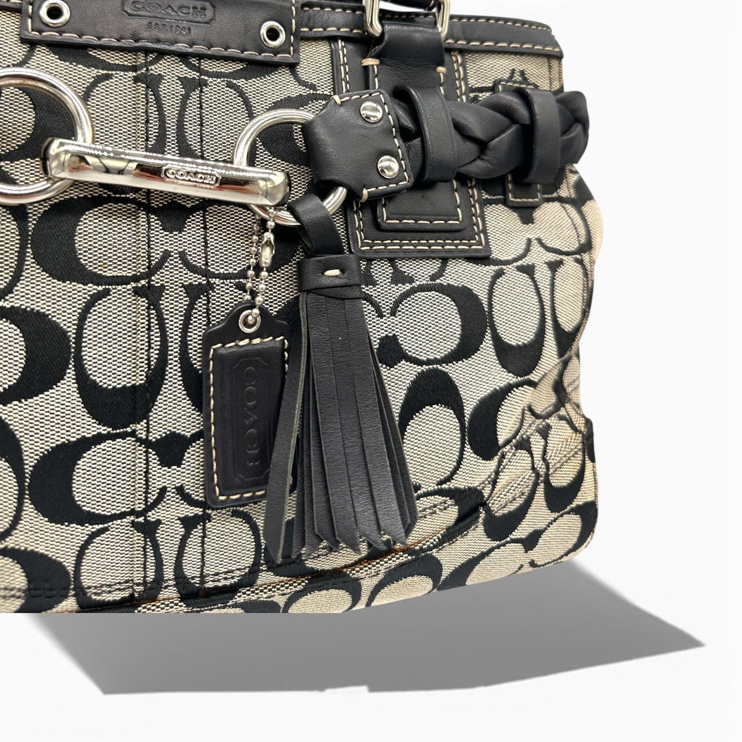 Vintage Coach F13065 Hampton Clip Handbag