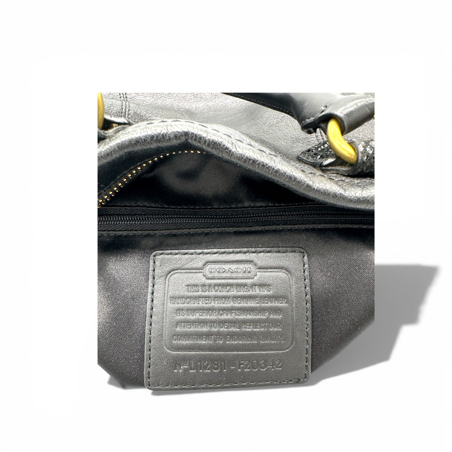 Sac cabas miniature vintage Coach Ashley F20342