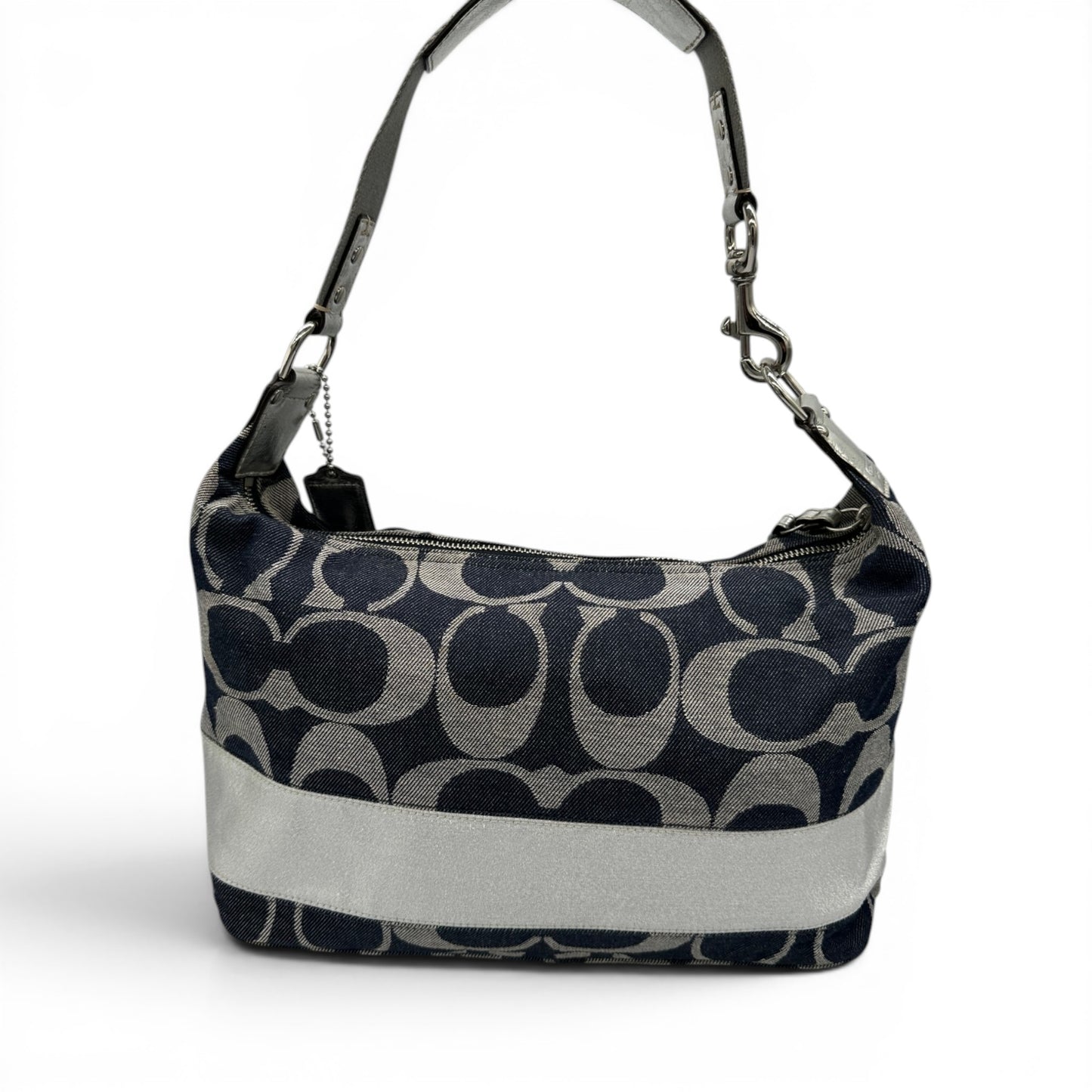 Vintage Coach F17434 Denim Shoulder Bag