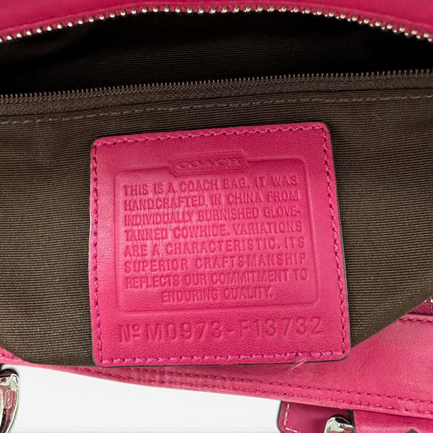 Sac bandoulière vintage Coach F13732 Soho en cuir