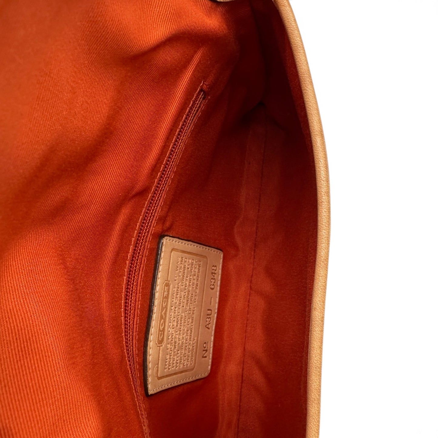 Sac bandoulière vintage Coach 6348 Hampton à clip