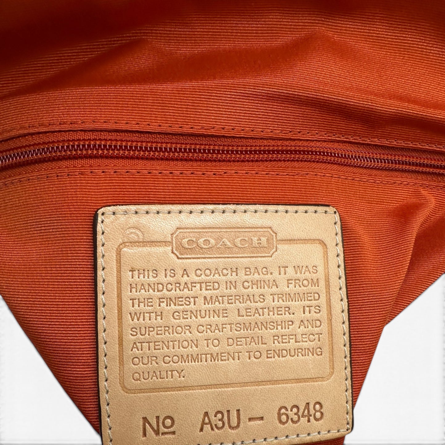 Sac bandoulière vintage Coach 6348 Hampton à clip