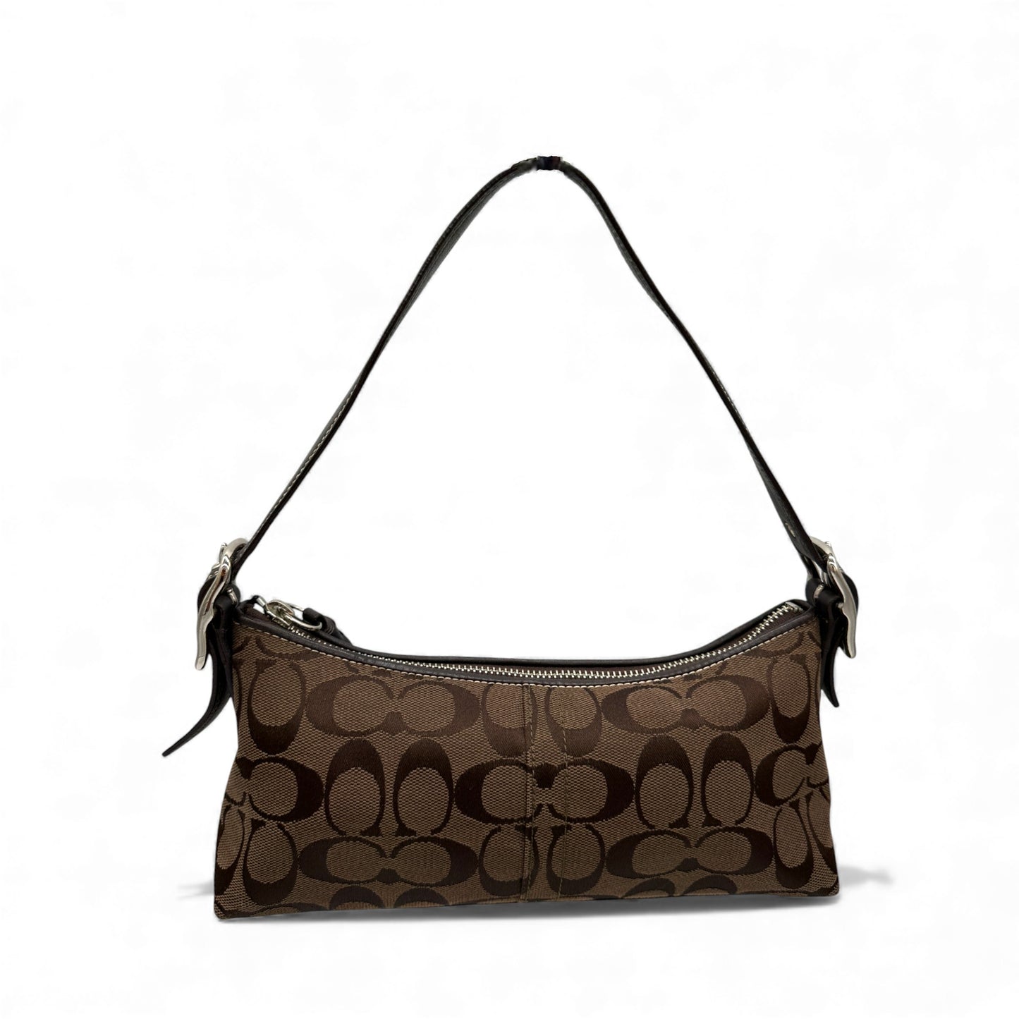 Vintage Coach 8K01 East West Baguette Shoulder Bag