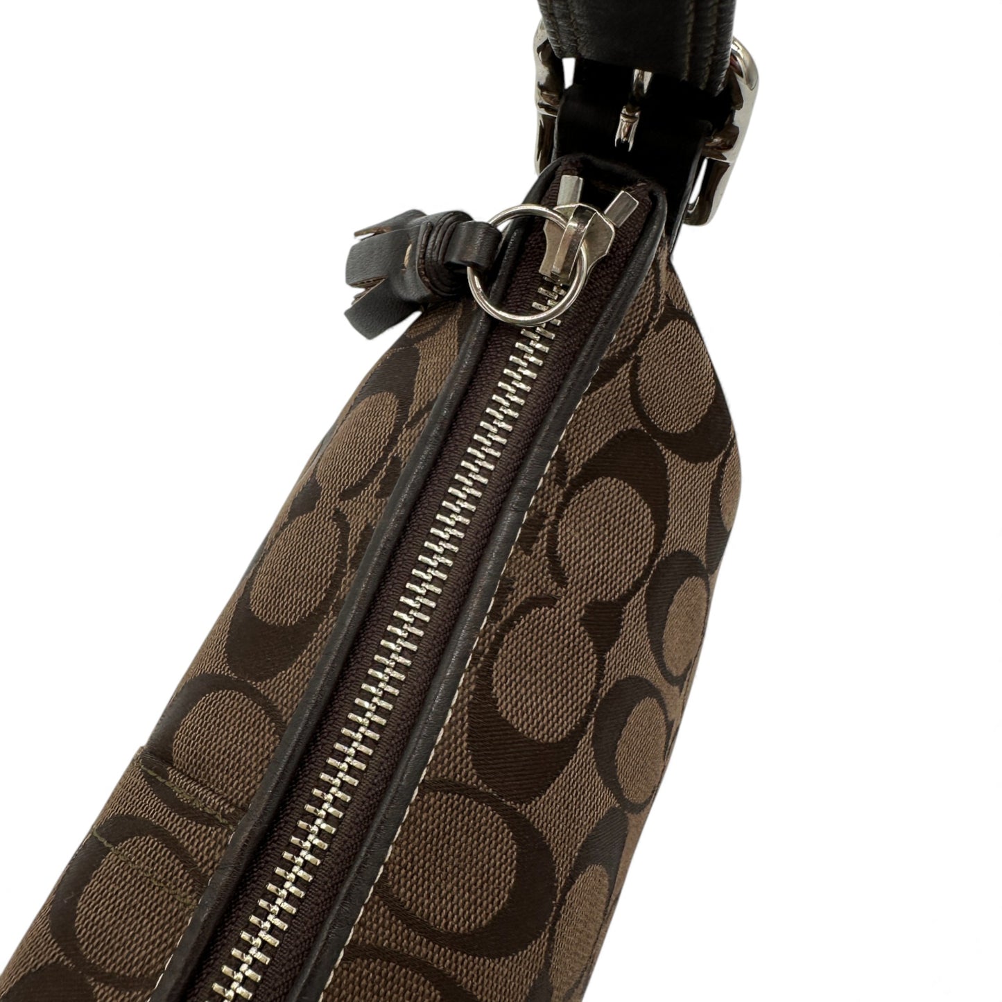 Vintage Coach 8K01 East West Baguette Shoulder Bag