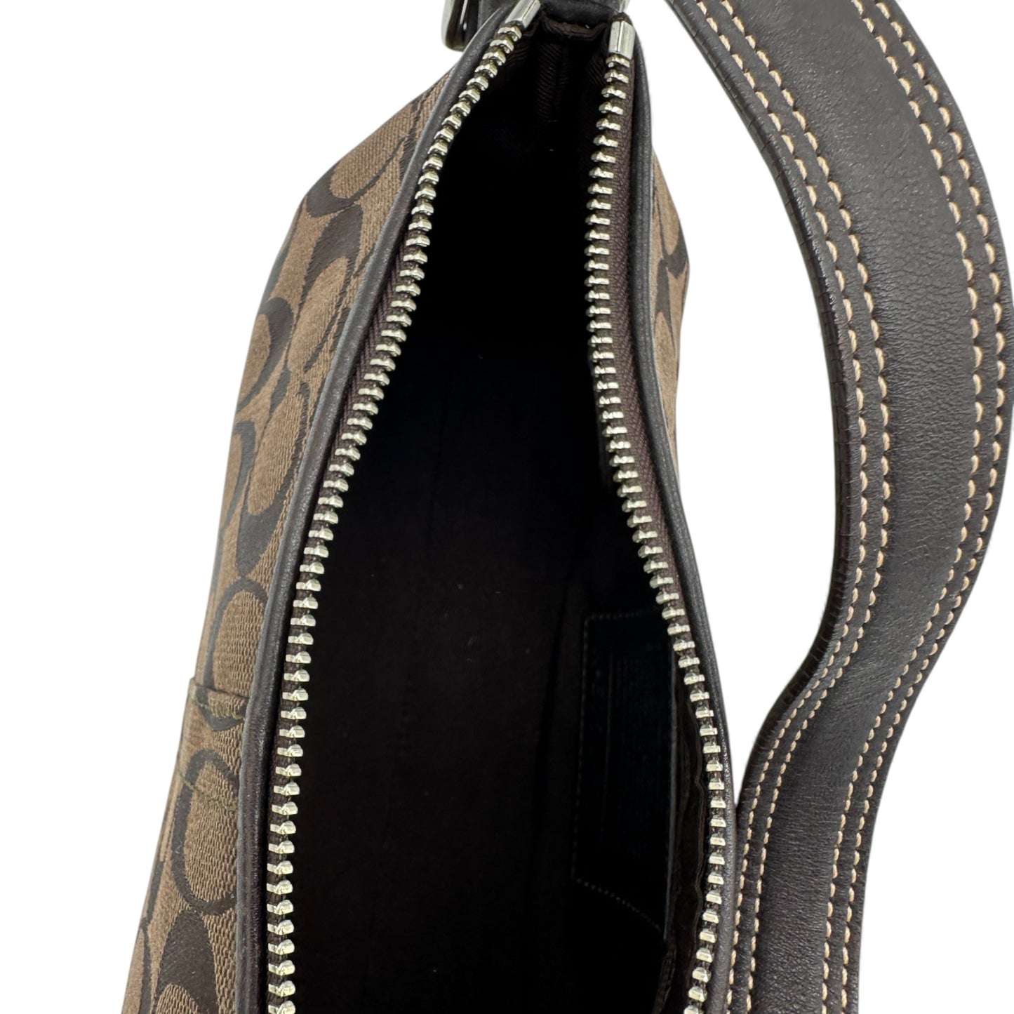 Vintage Coach 8K01 East West Baguette Shoulder Bag