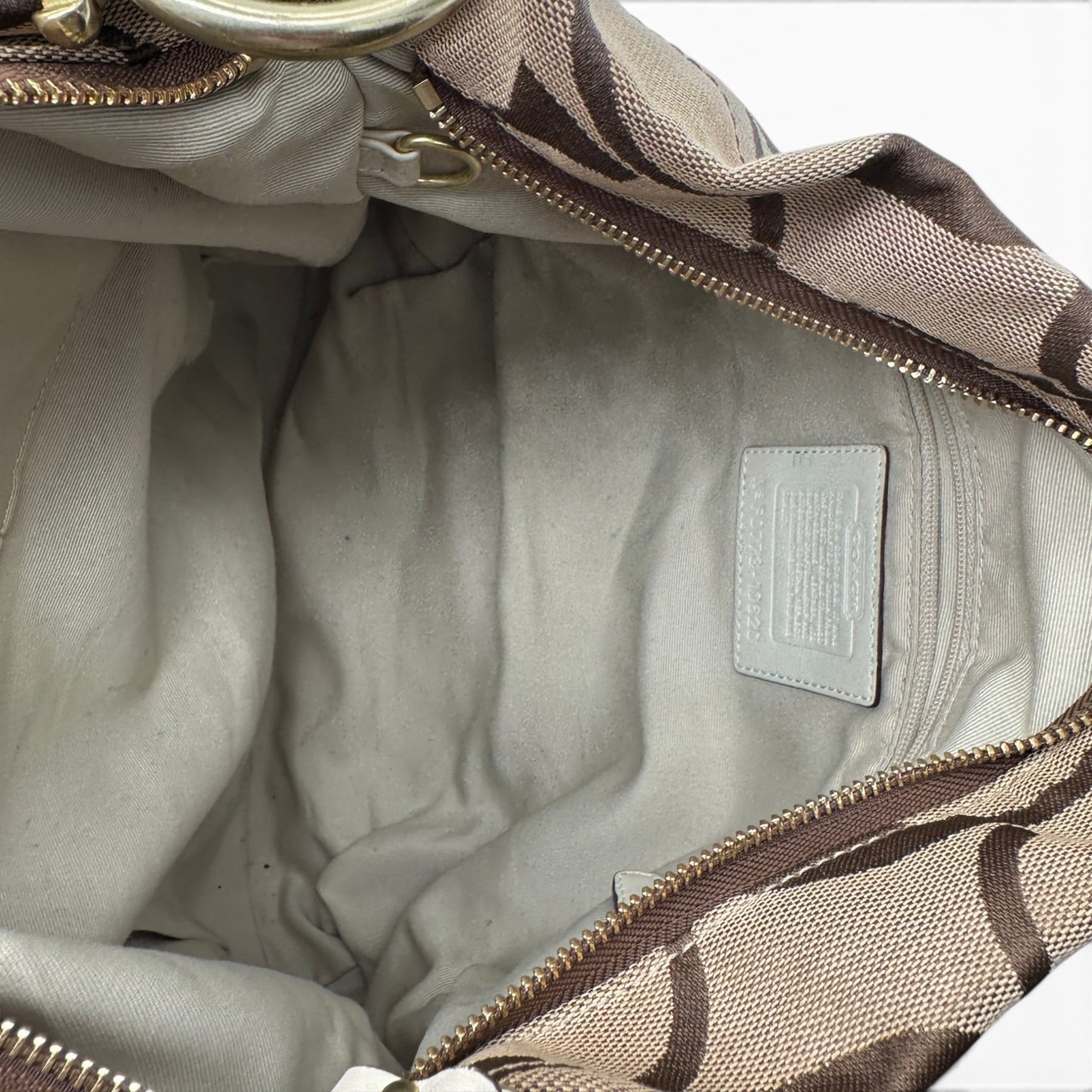 Vintage Coach 10620 Große Carly Schultertasche