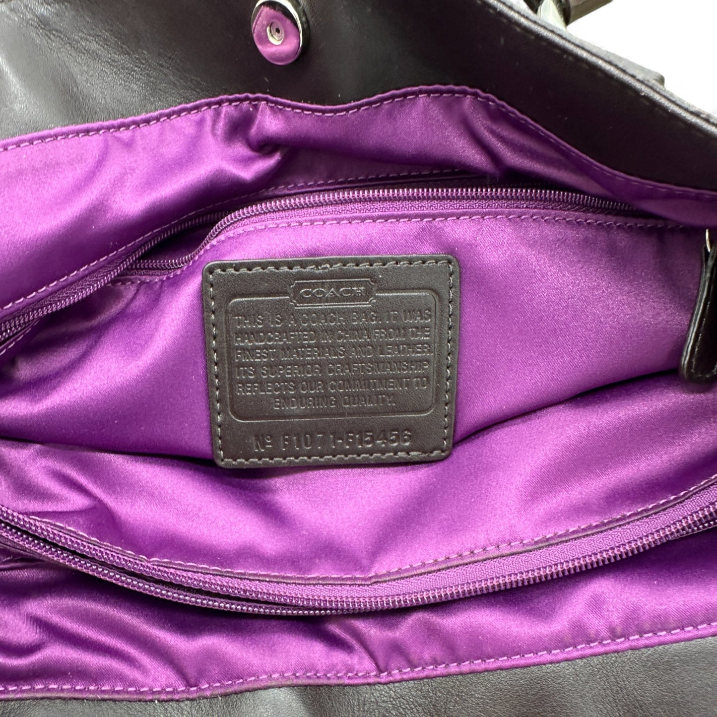 Sac cabas vintage Coach Penelope F15456