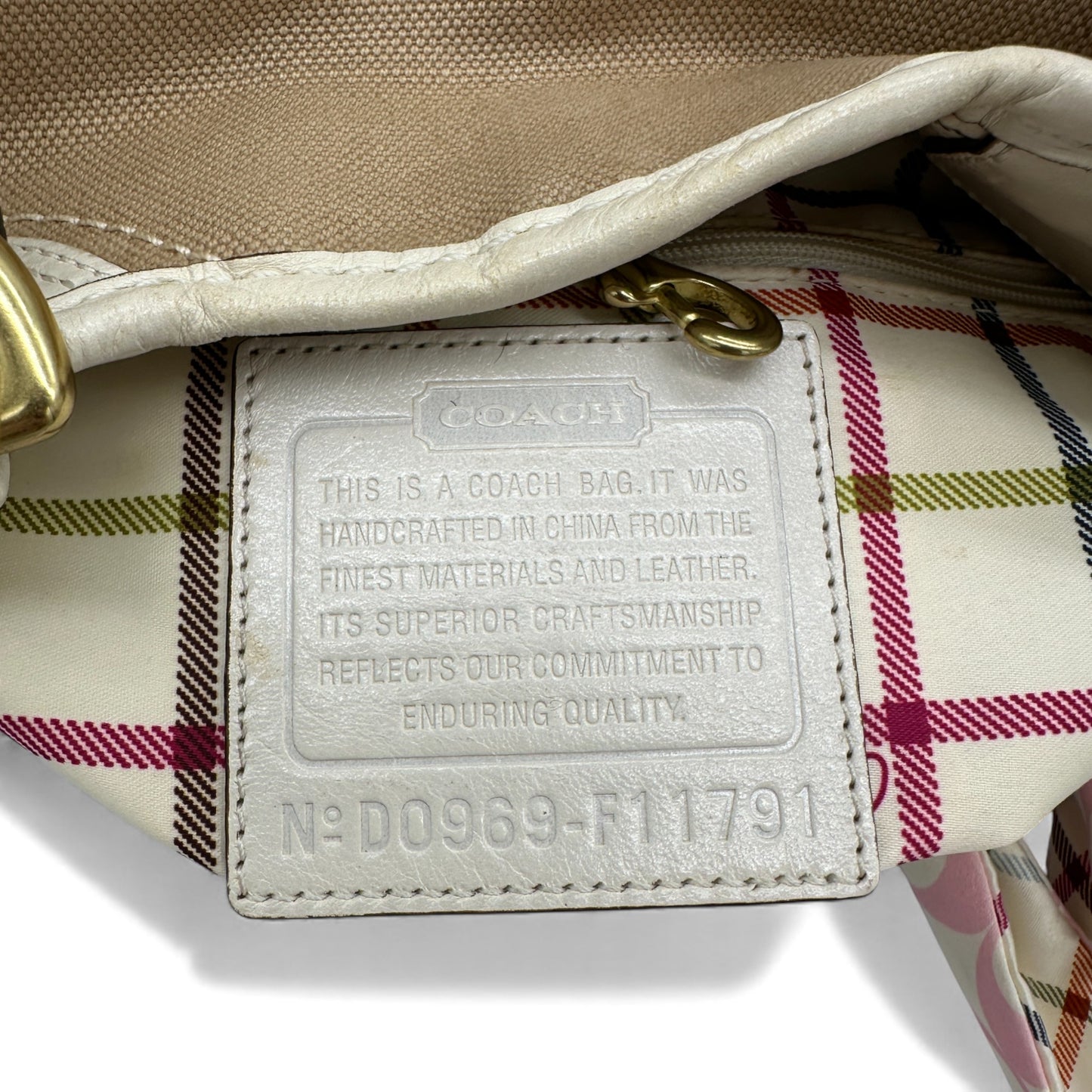 Vintage Coach F11791 Tote Shoulder Bag