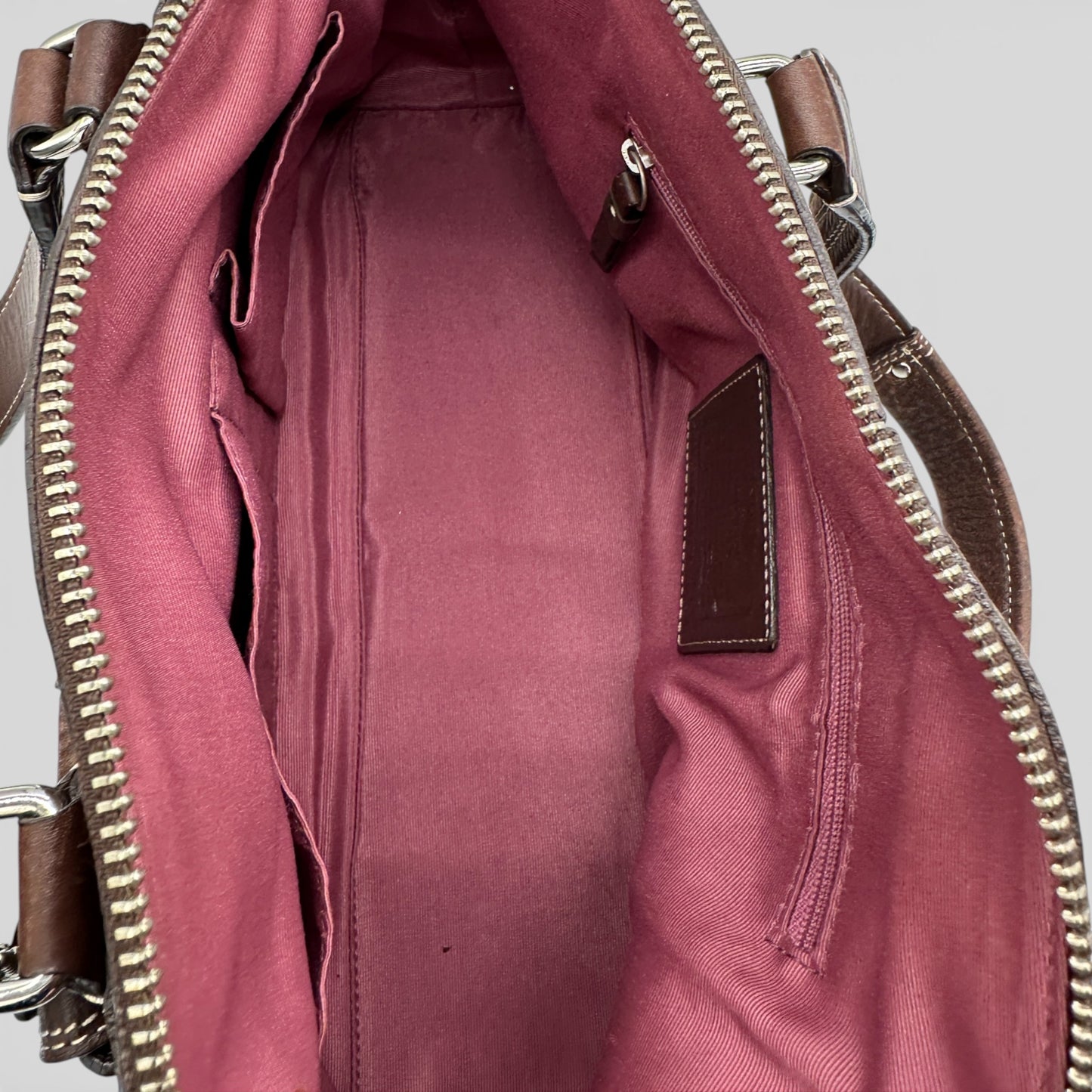 Vintage Coach F13963 Miranda Turnlock Handbag