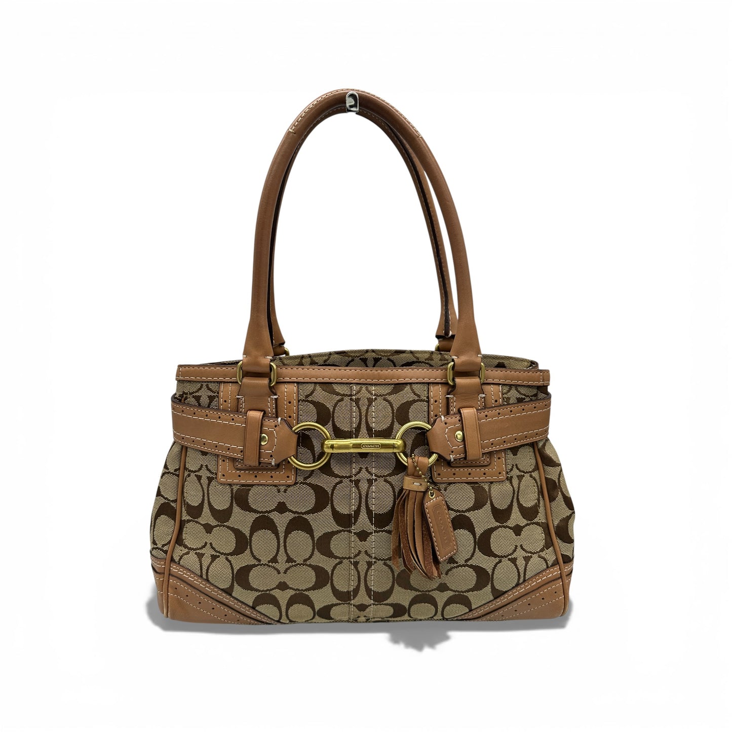 Vintage Coach F10507 Hamptons Clip Handbag