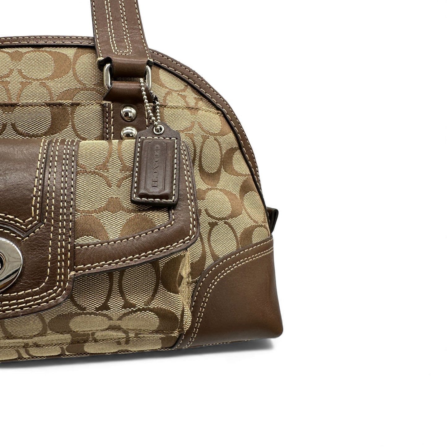 Vintage Coach F13977 Miranda Turnlock Handtasche