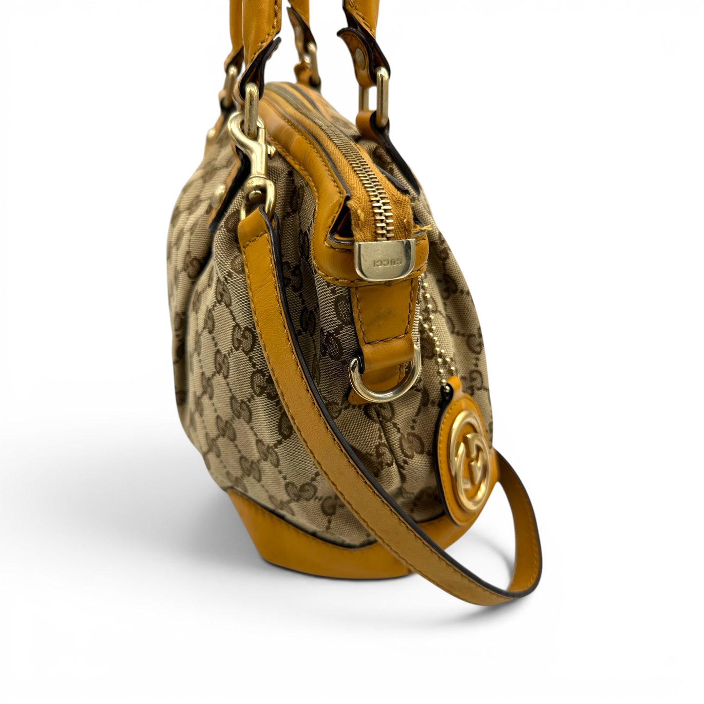 Sac Boston miniature Gucci Sukey vintage à double usage