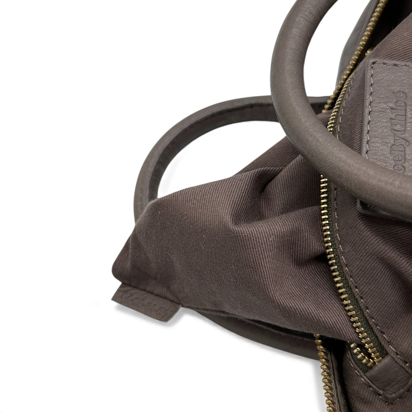 See by Chloé Taupe Leather Nellie Handbag