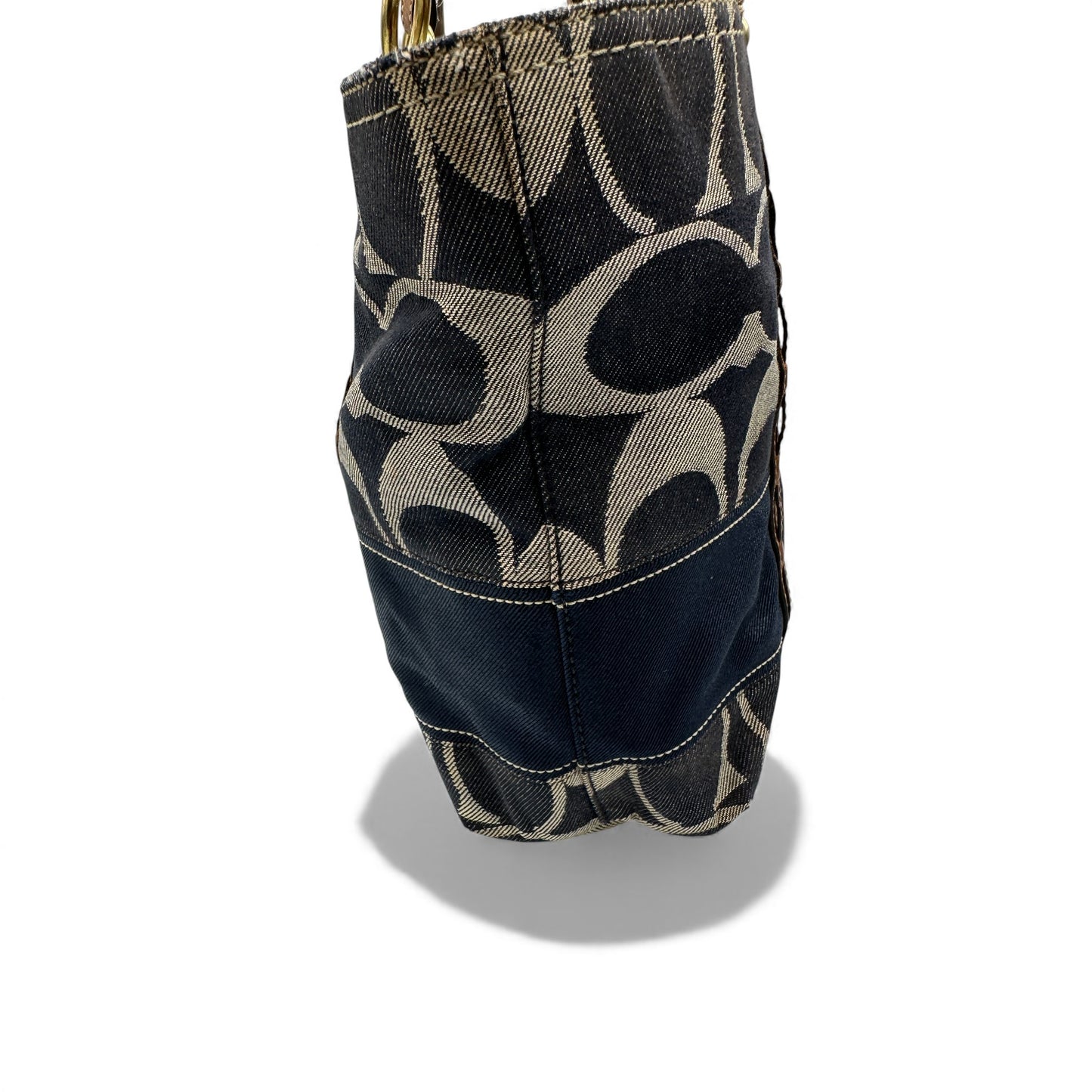 Vintage Coach 11179 Denim Tote Shoulder Bag