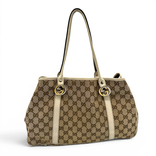 Vintage Gucci Twins Tote Bag