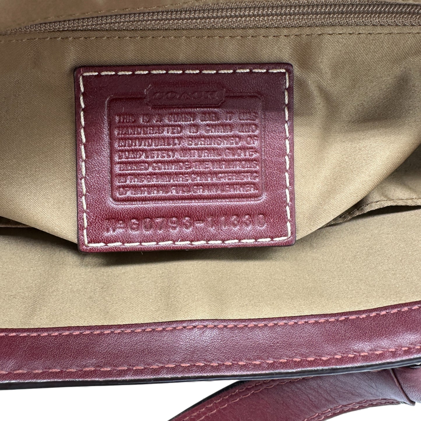 Vintage Coach 11330 Hamptons Turnlock Shoulder Bag