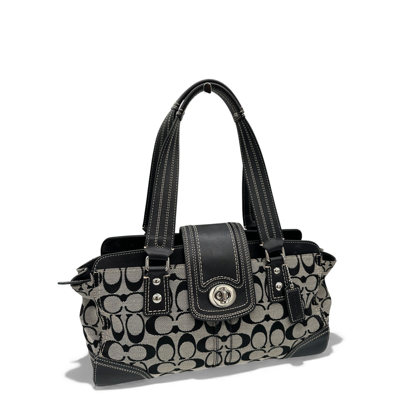 Vintage Coach F13975 Hamptons Carryall Shoulder Bag