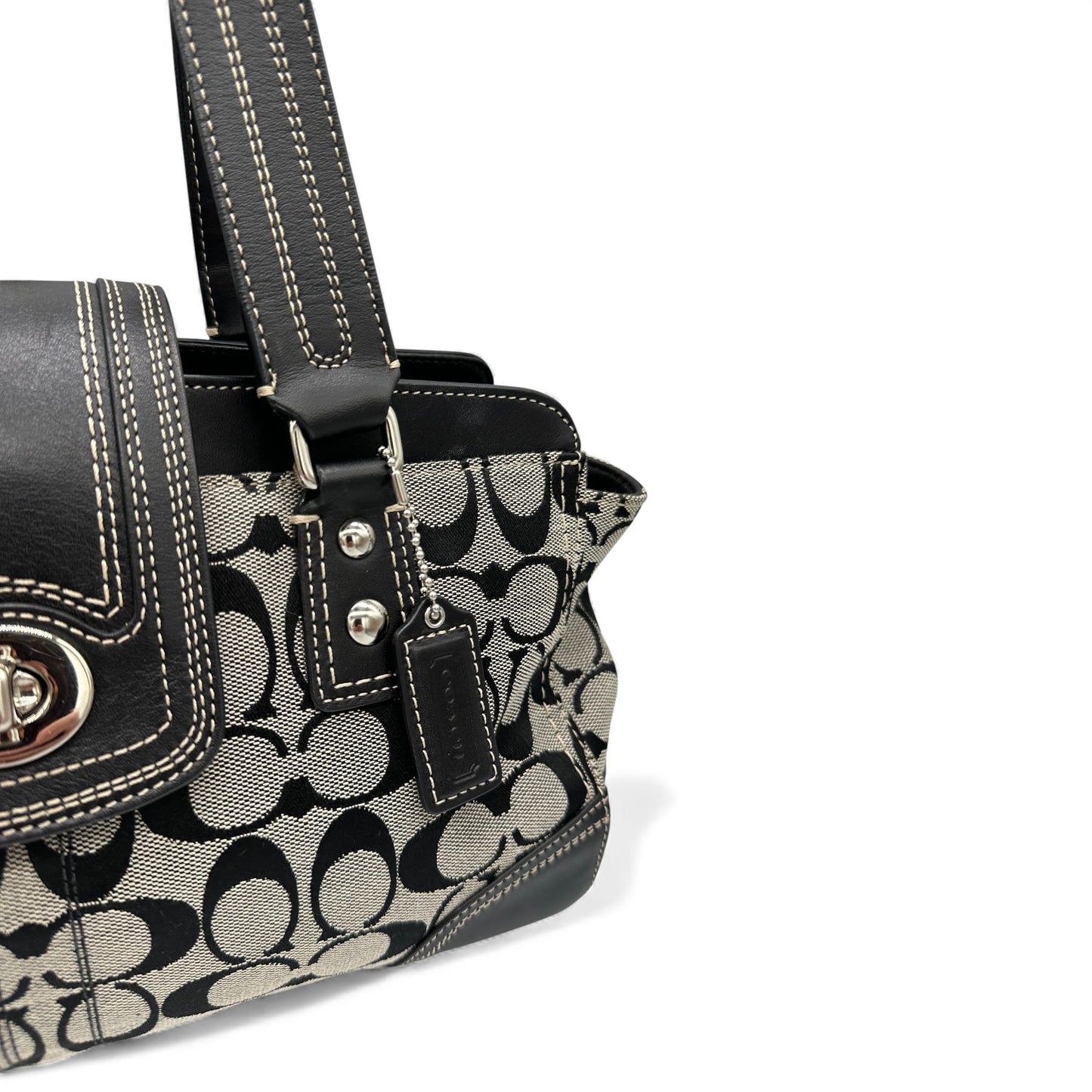 Vintage Coach F13975 Hamptons Carryall Shoulder Bag