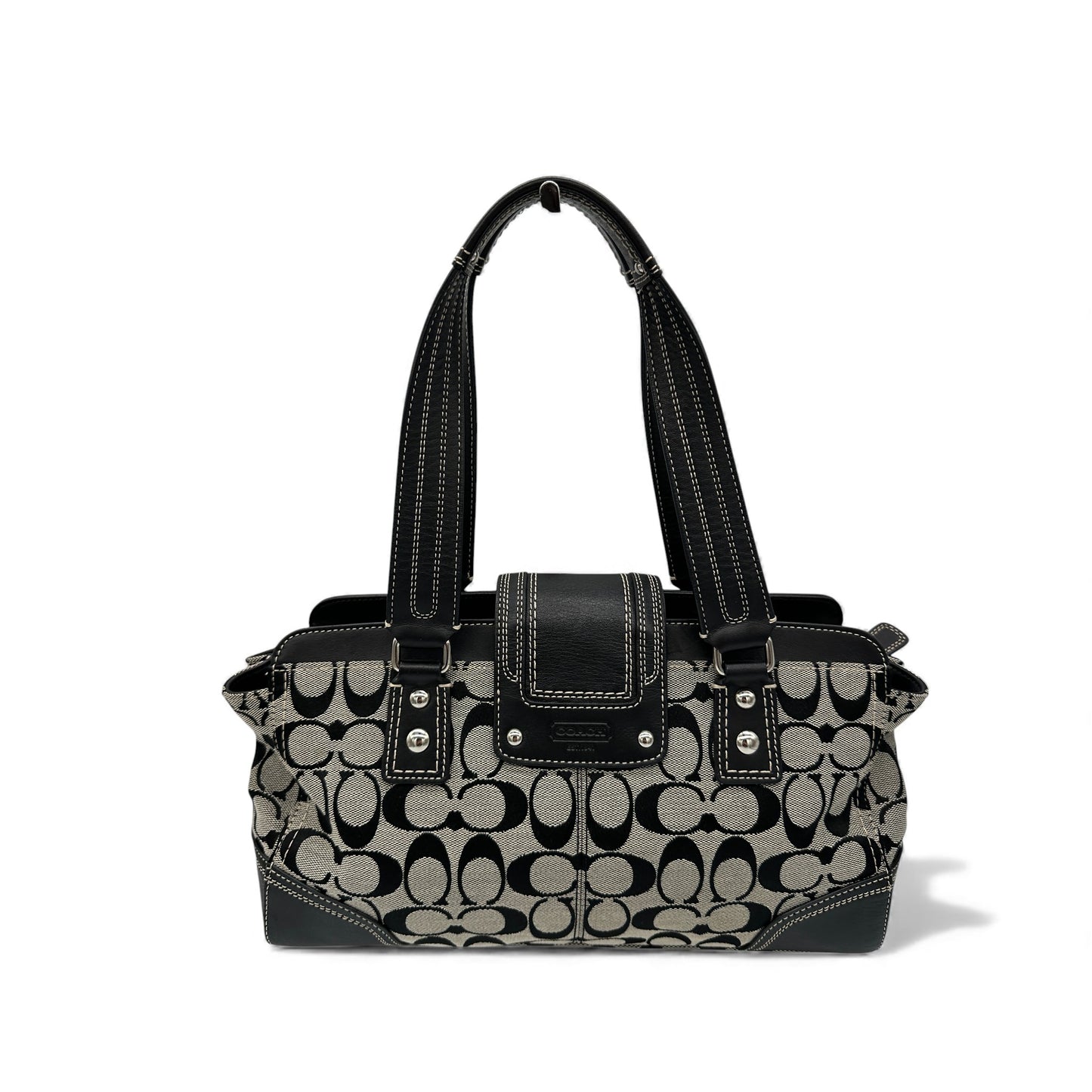 Vintage Coach F13975 Hamptons Carryall Shoulder Bag