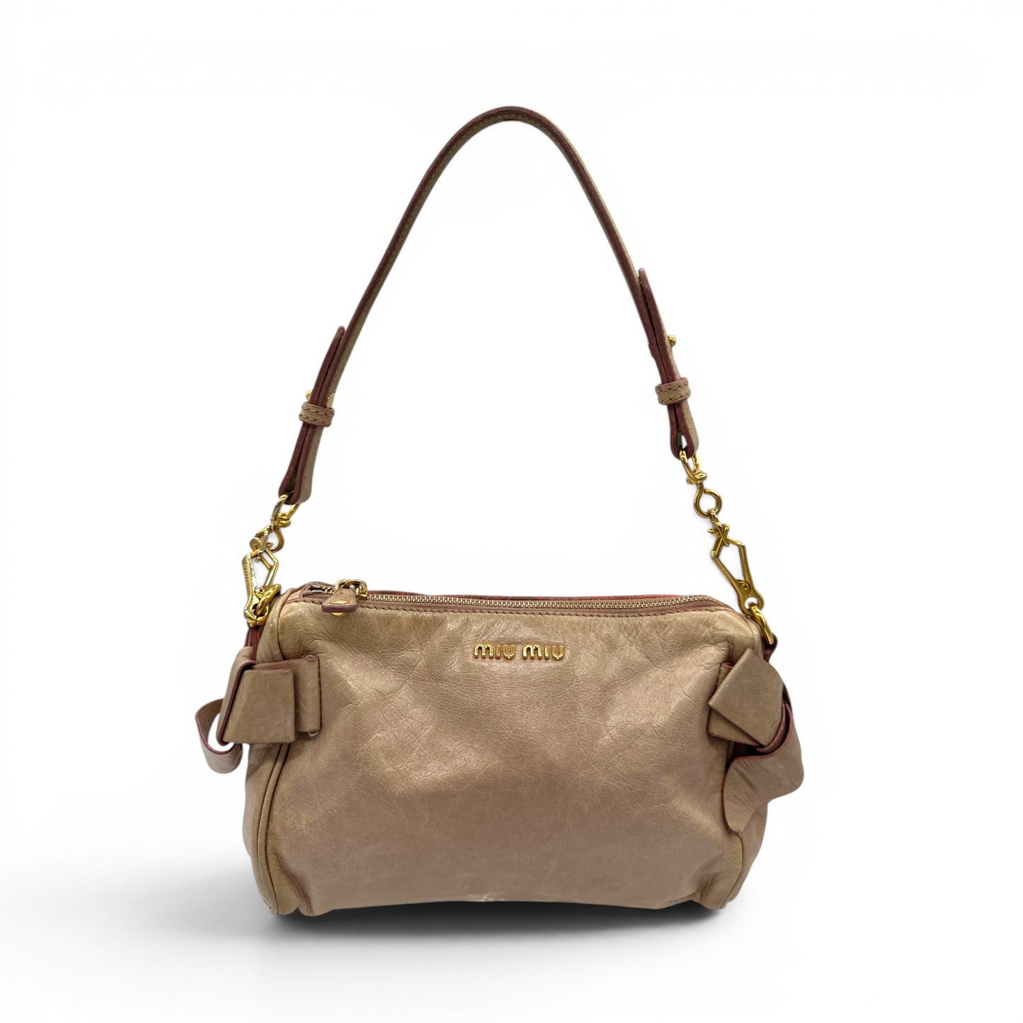 Vintage Miu Miu 2-Wege-Handtasche aus Nappaleder