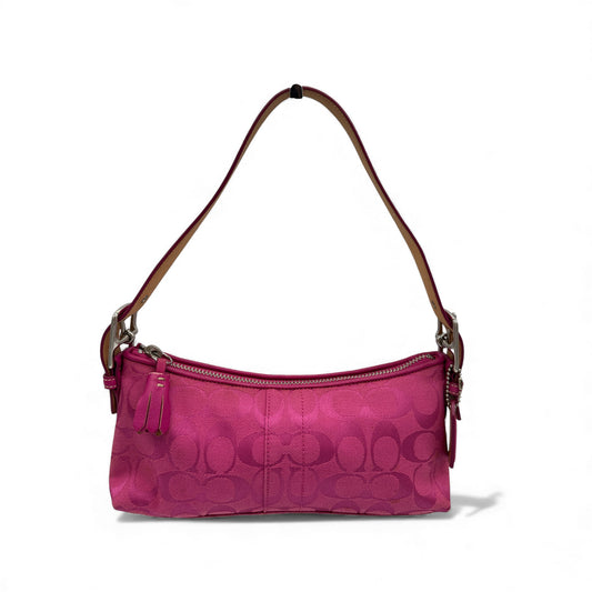 Vintage Coach 6371 East West Baguette Shoulder Bag