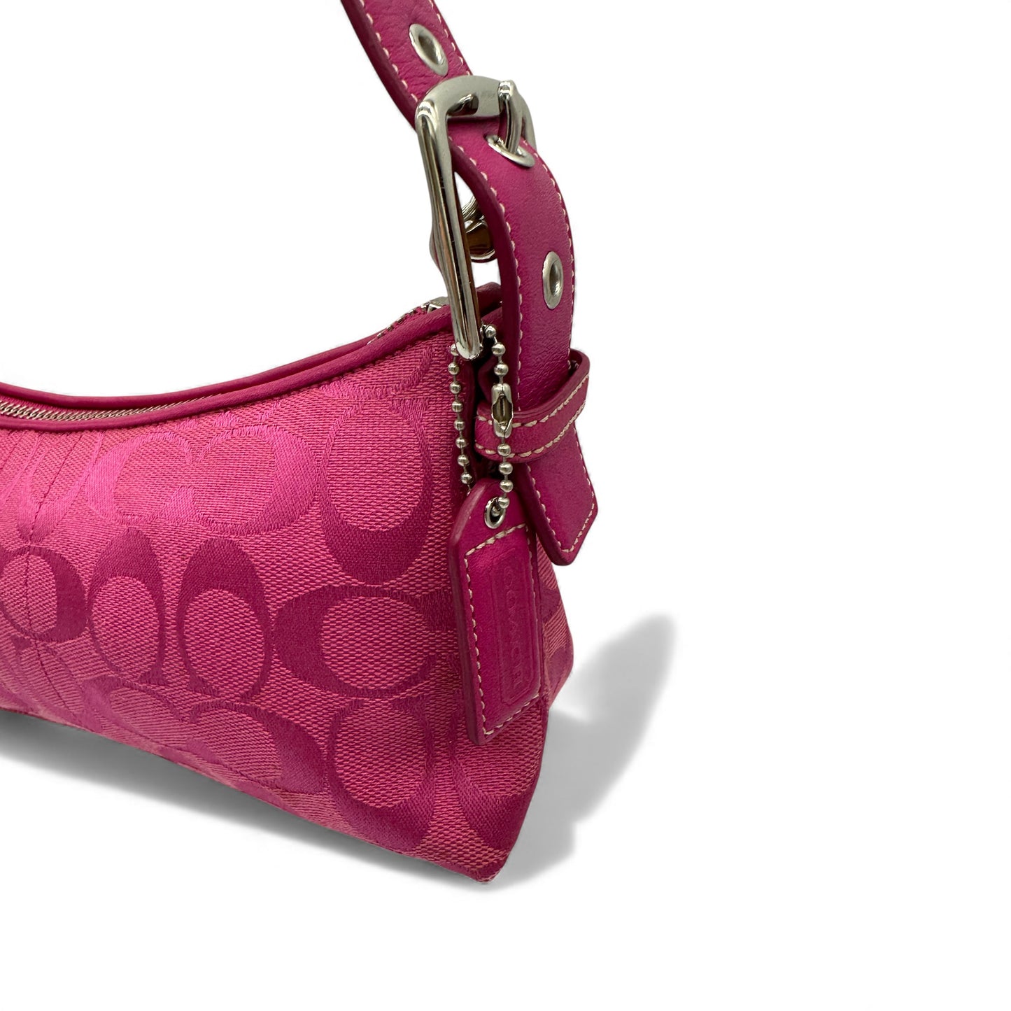 Vintage Coach 6371 East West Baguette Shoulder Bag