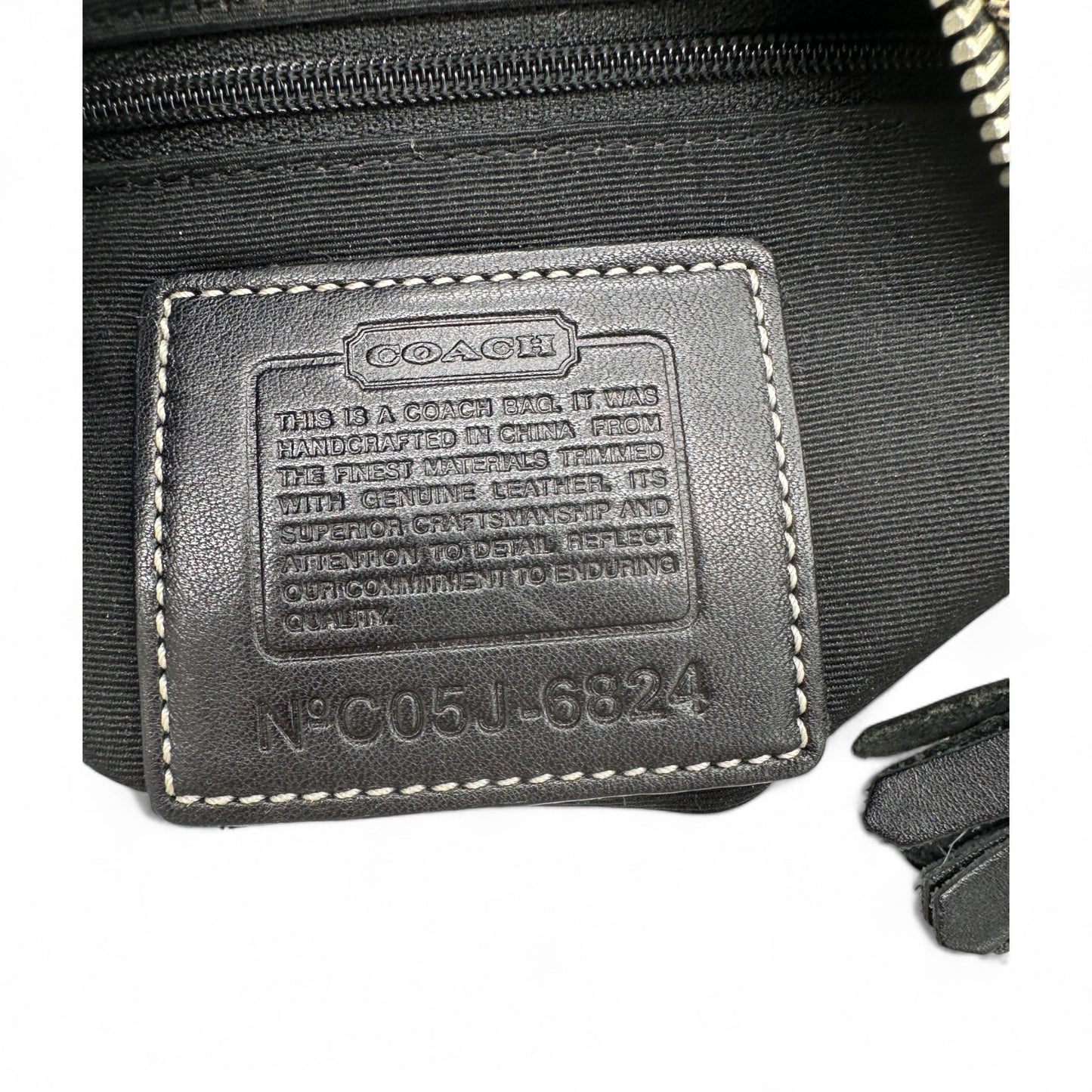 Vintage Coach 6824 Crescent Shoulder Bag