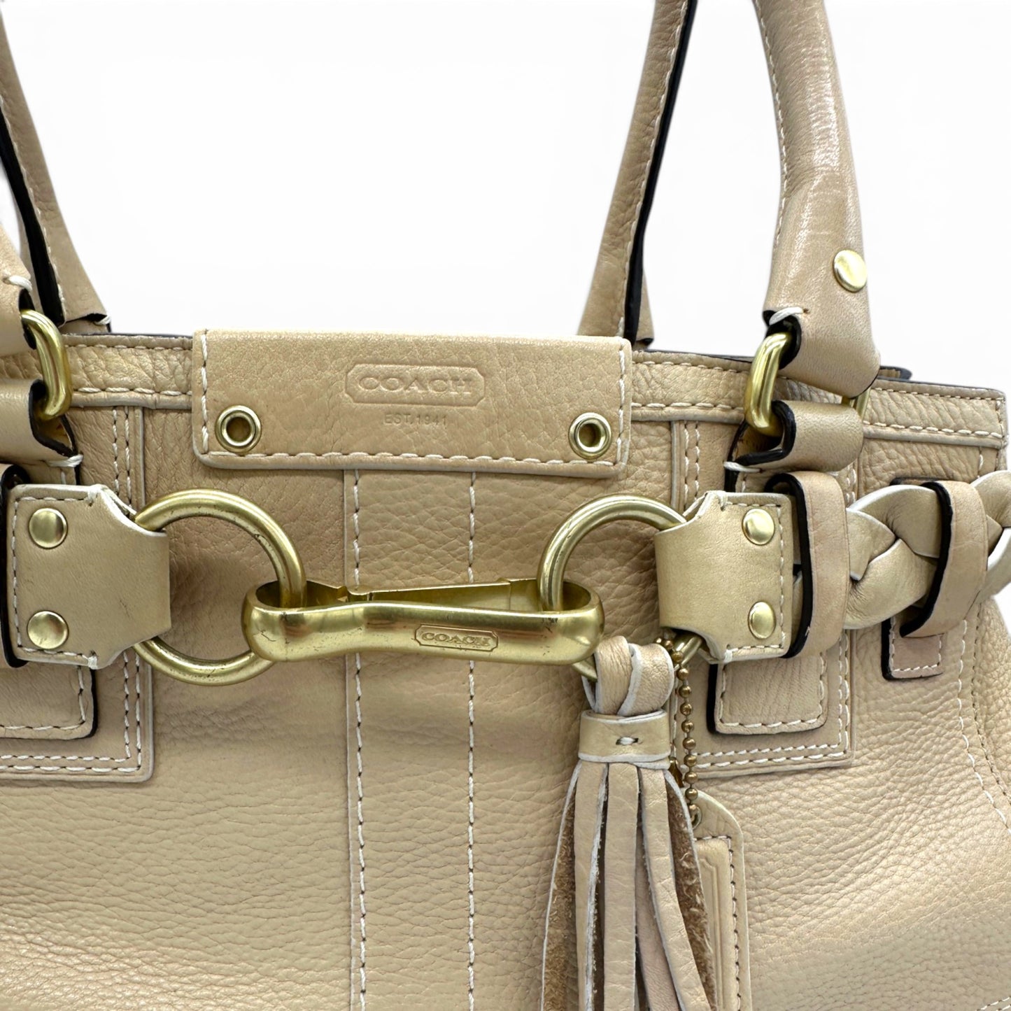 Vintage Coach 10528 Hamptons Tote Handbag