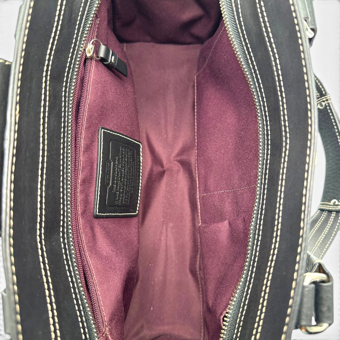 Sac bandoulière vintage Coach F13961 Hampton