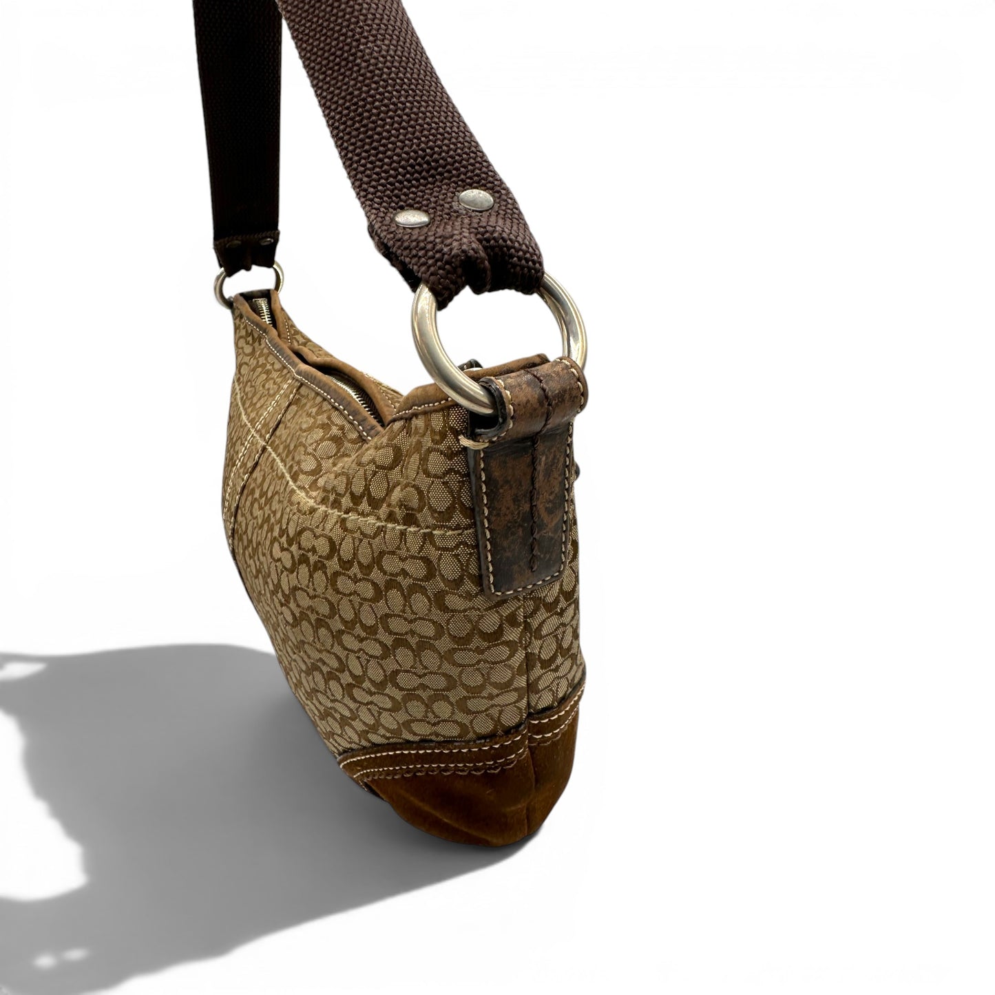 Vintage Coach F10924 Hobo Shoulder Bag
