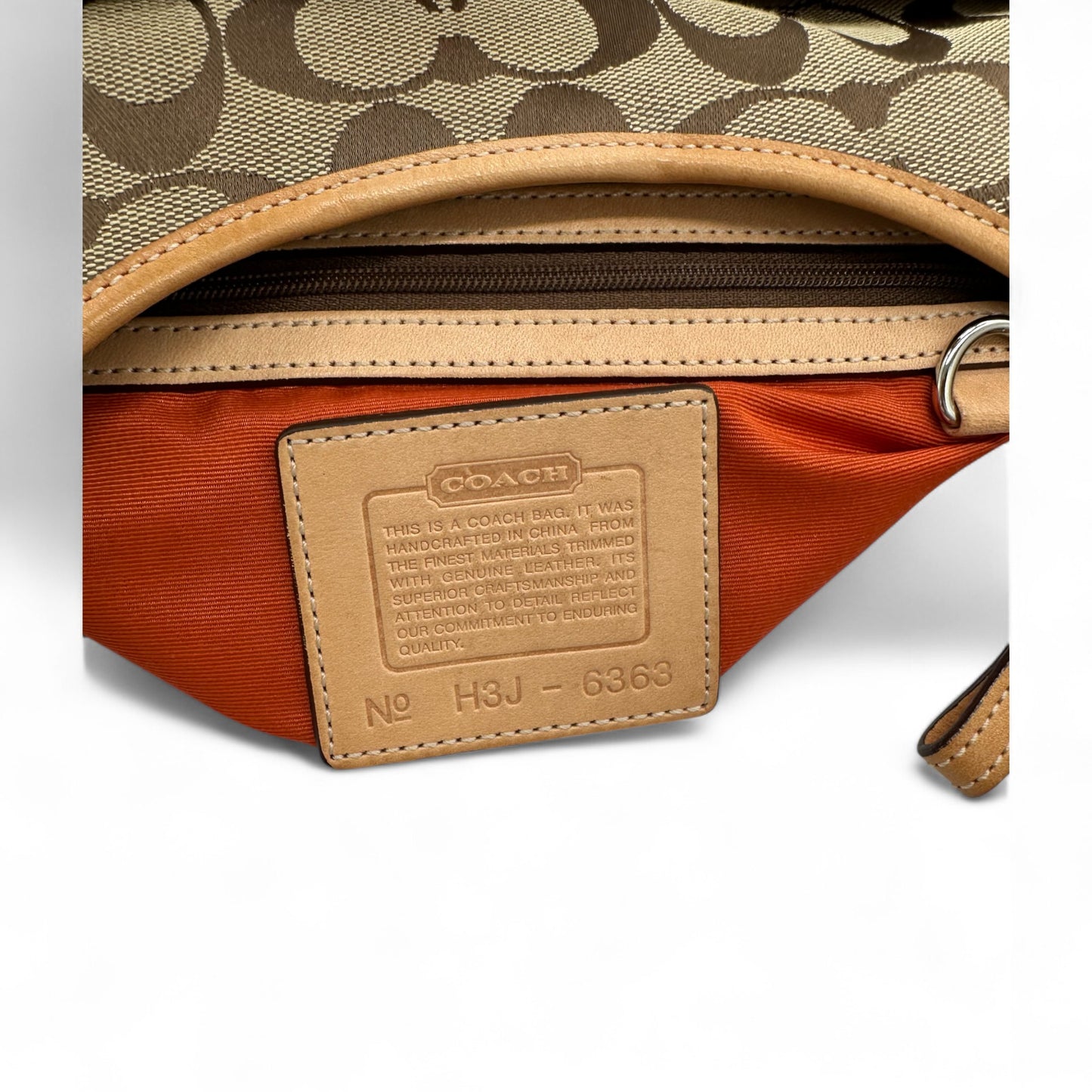 Vintage Coach 6363 Crescent Shoulder Bag