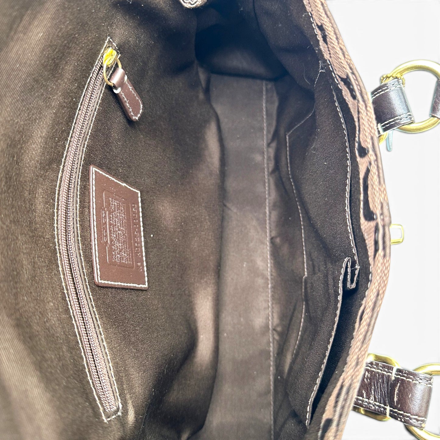 Sac à main miniature vintage Coach en tweed à carreaux et fermoir tourniquet