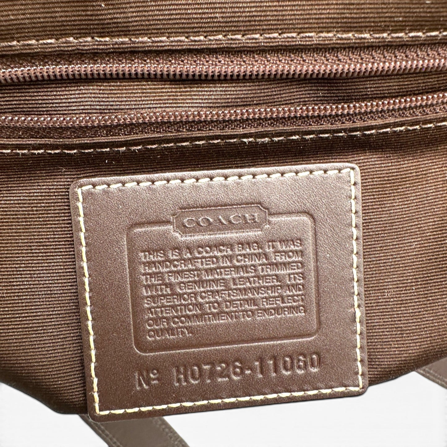 Sac à main miniature vintage Coach en tweed à carreaux et fermoir tourniquet
