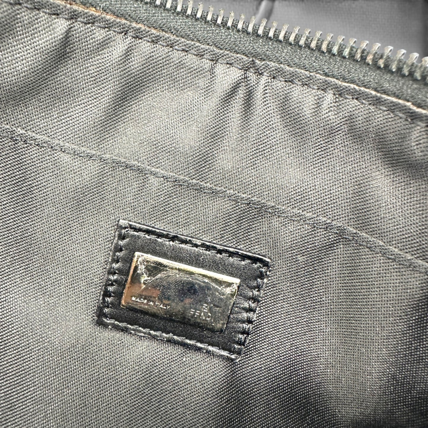 Vintage Fendi Zucchino Shoulder Bag