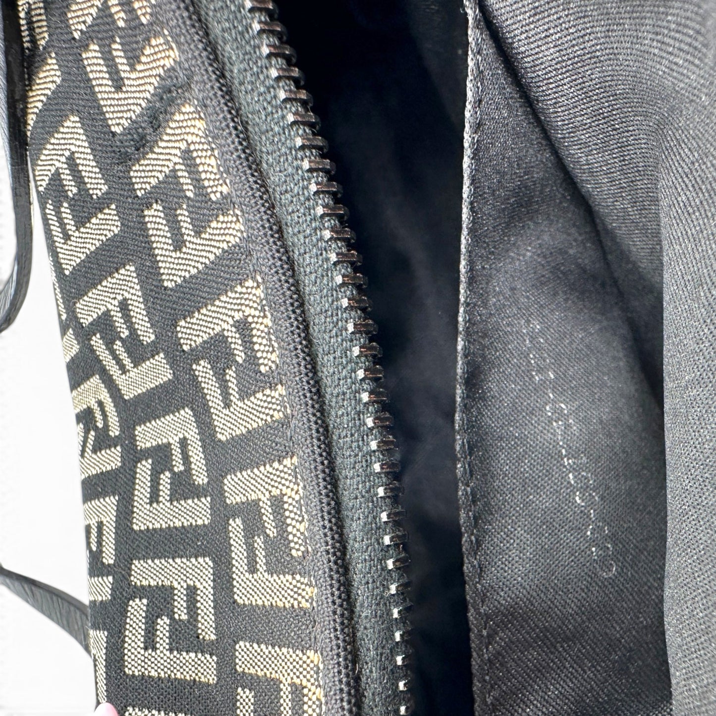 Vintage Fendi Zucchino Shoulder Bag