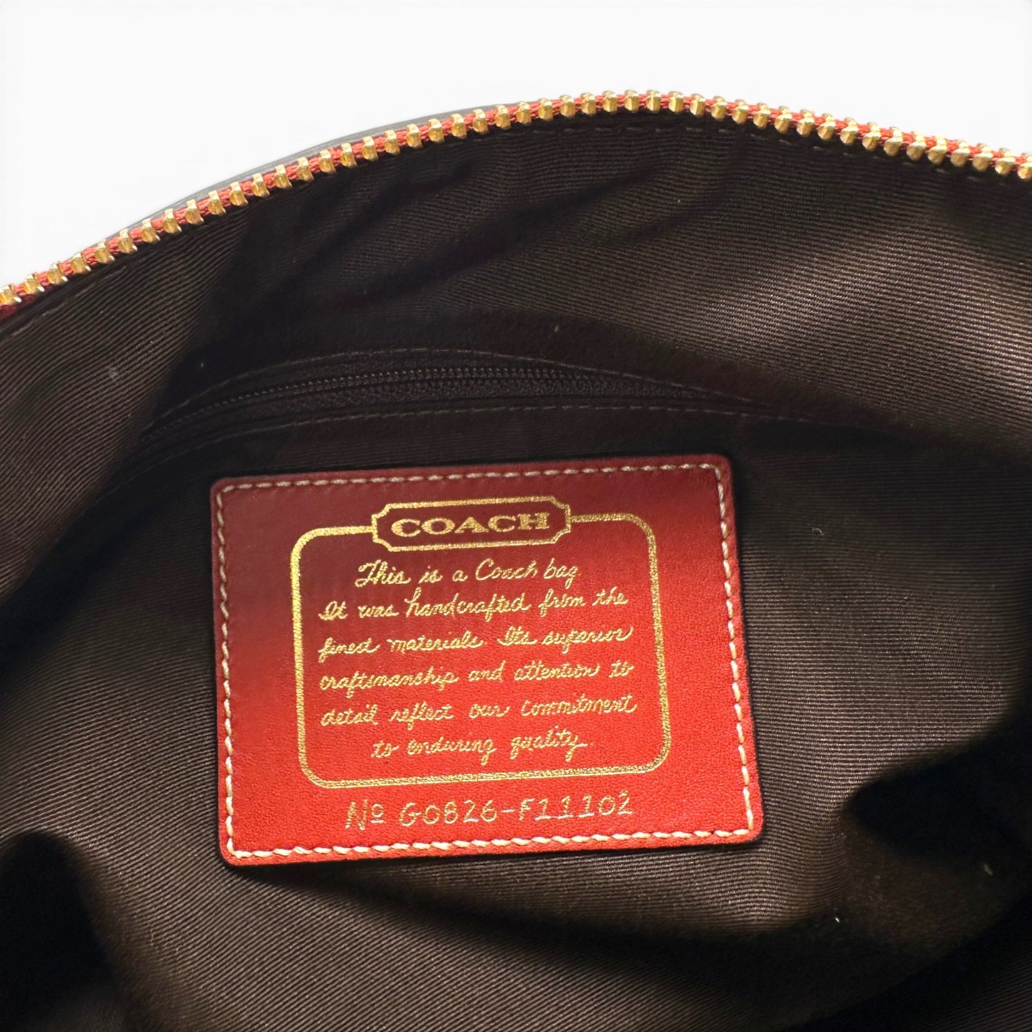 Vintage Coach F11102 Boston Shoulder Bag