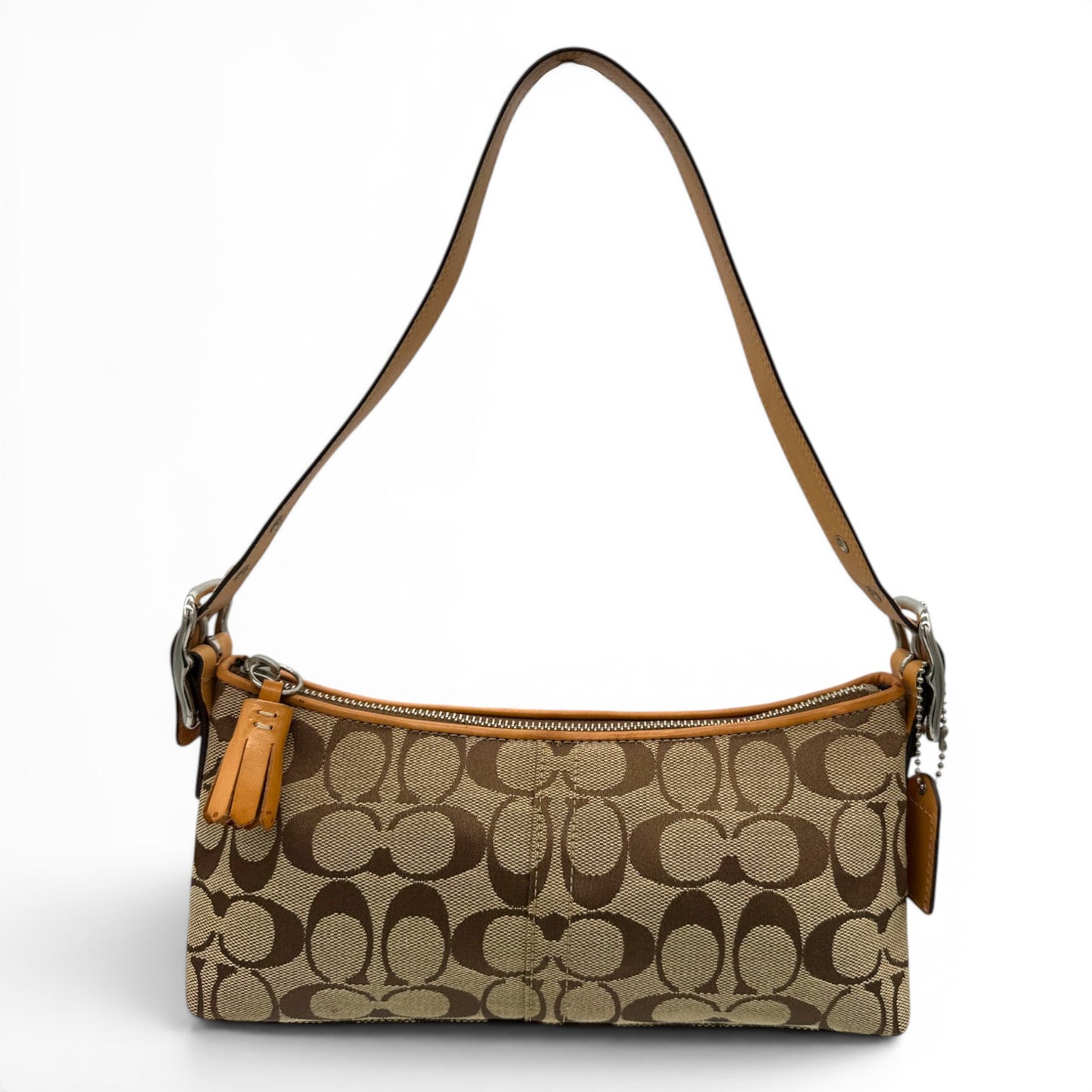 Vintage Coach 8K01 Baguette Schultertasche