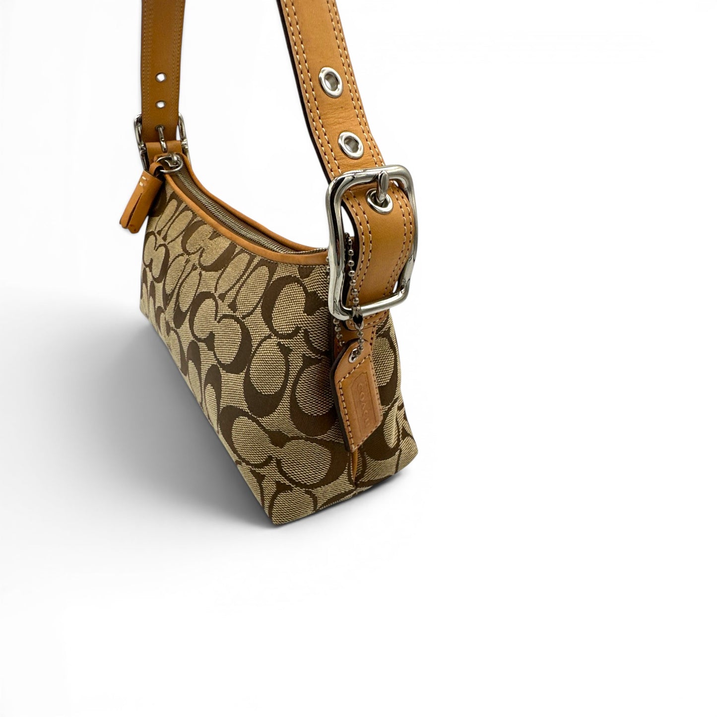 Vintage Coach 8K01 Baguette Schultertasche