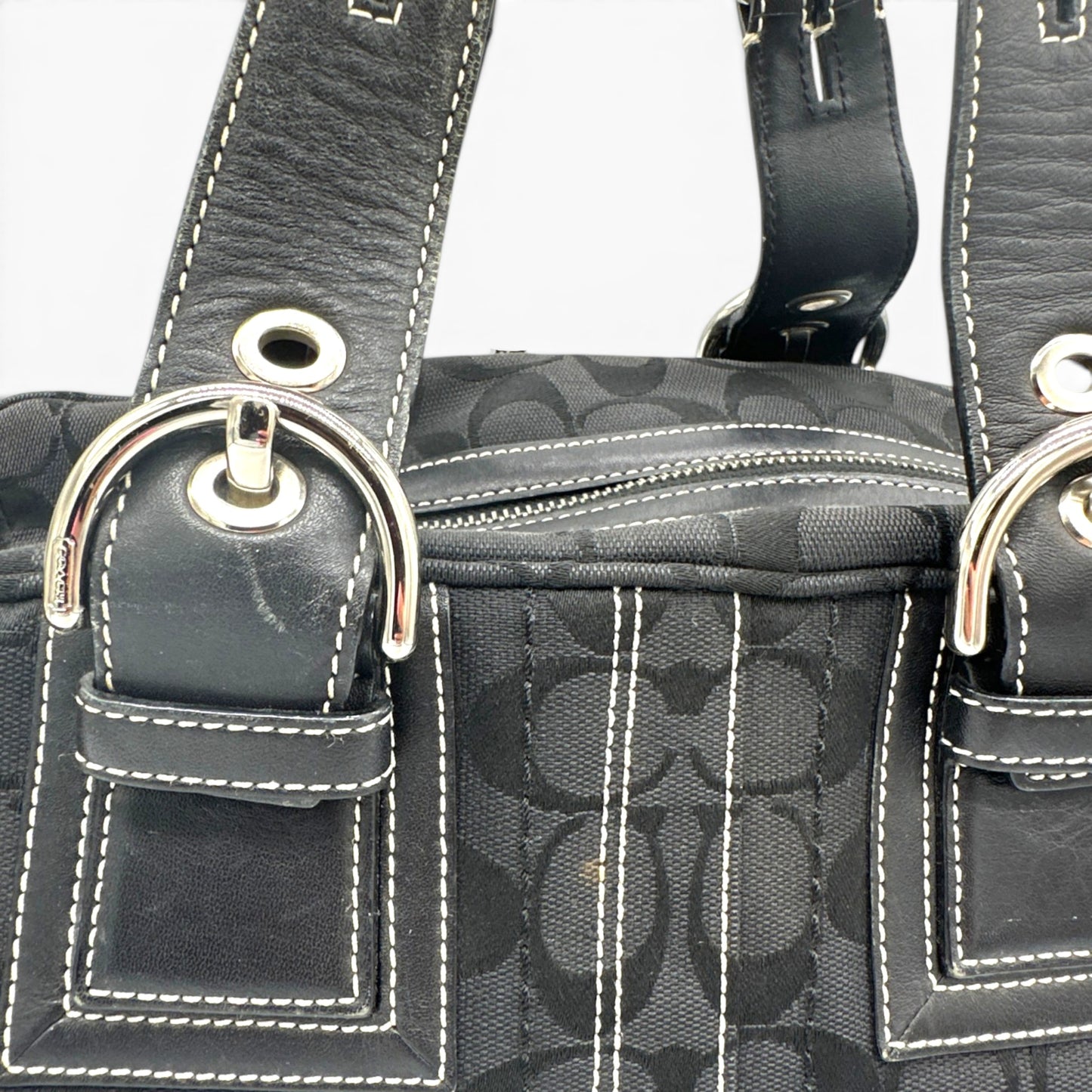 Vintage Coach 10078 Soho Mini Boston Shoulder Bag