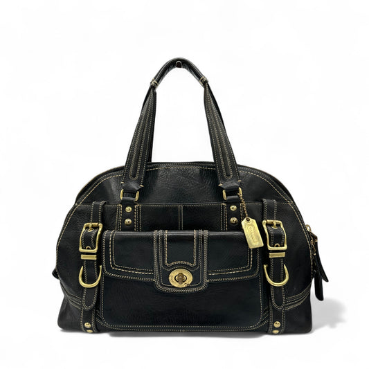 Vintage Coach 11085 Miranda Turnlock Large Handbag