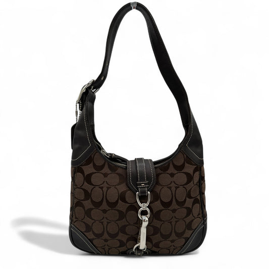 Vintage Coach 8K01 Hampton Clip Shoulder Bag