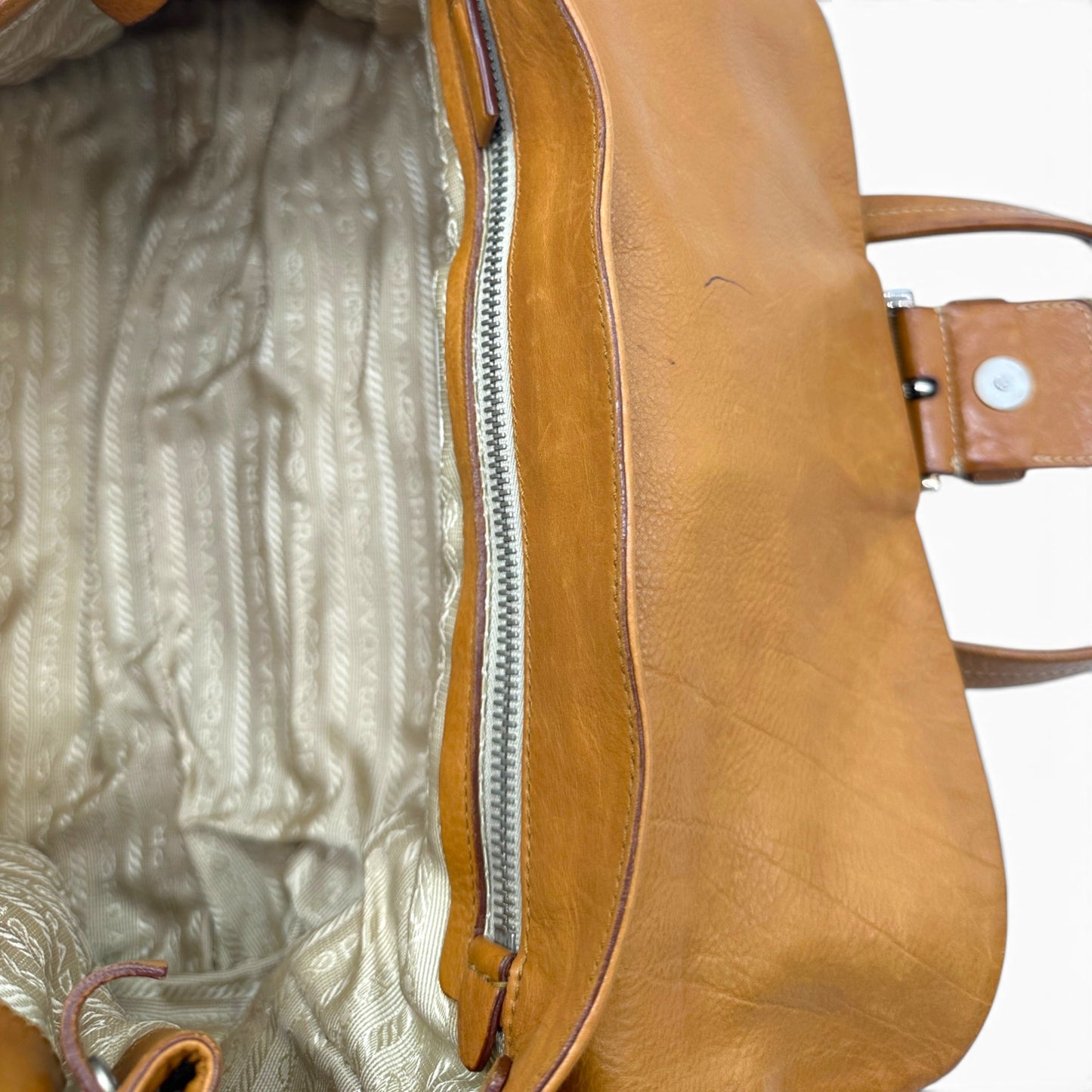 Vintage Prada Belted Shoulder Bag