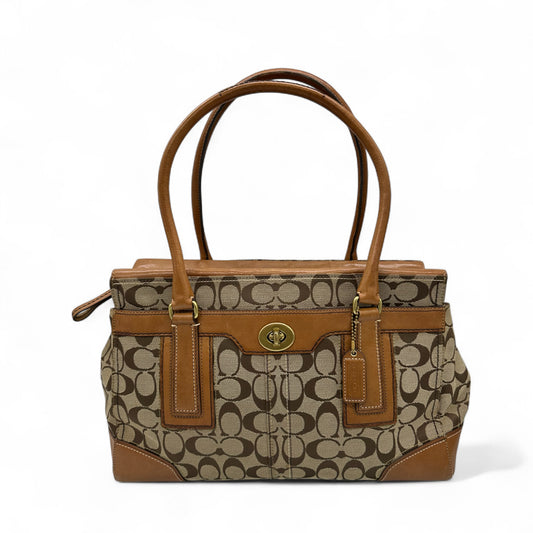Vintage Coach Hampton Carryall 11063 Turnlock Handbag