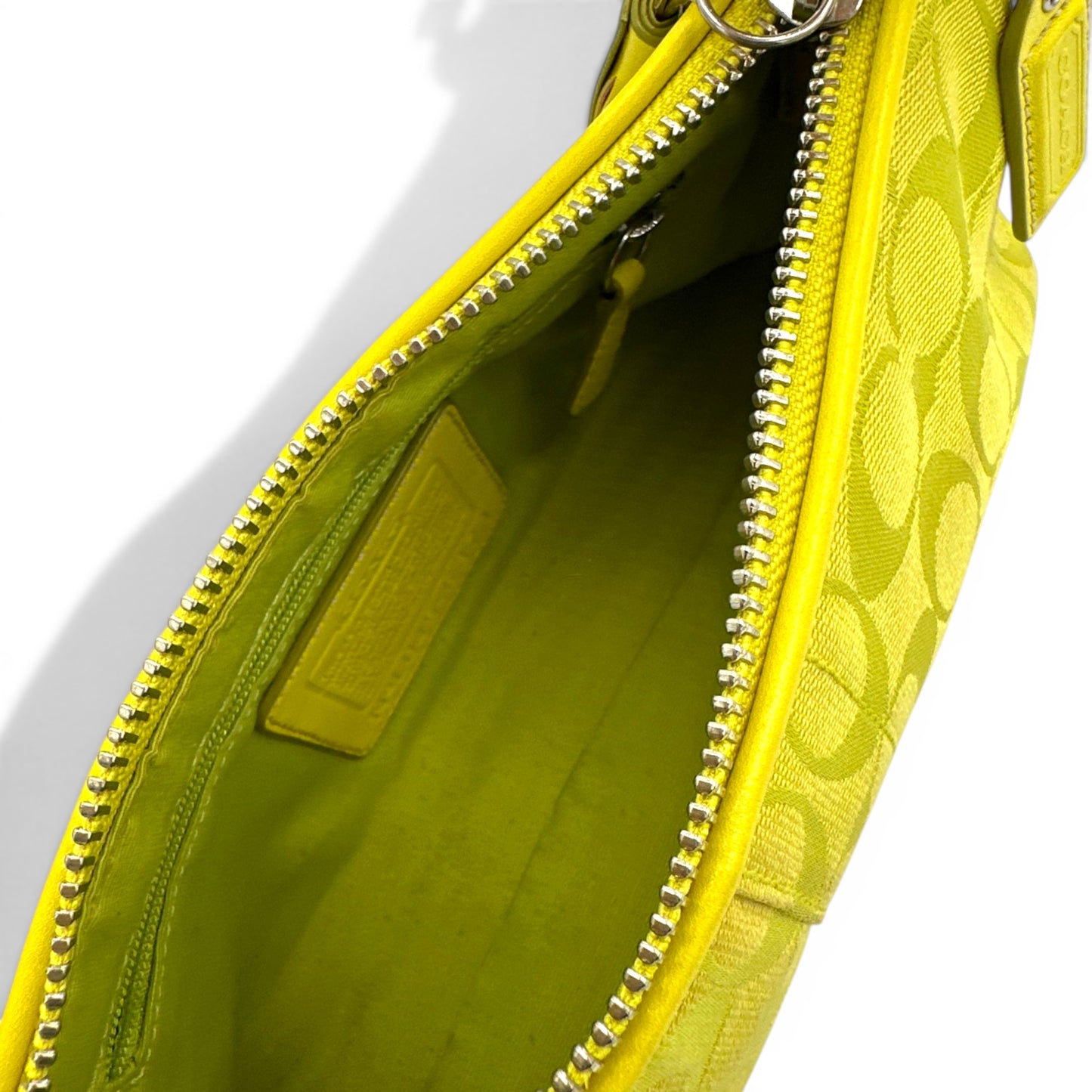 Vintage Coach 6371 East West Baguette Shoulder Bag