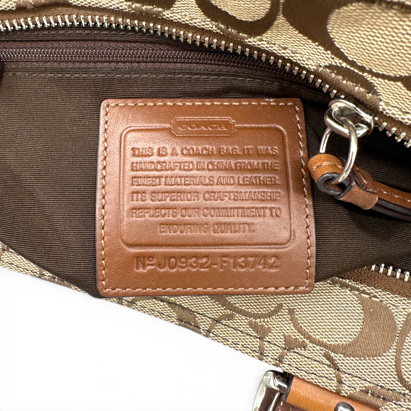 Sac cabas vintage Coach F13742 Soho