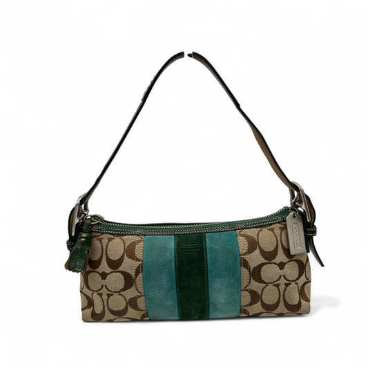 Vintage Coach 7039 East West Baguette Shoulder Bag